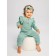 Children's overalls with ruffles fashion, height 62 cm, green color