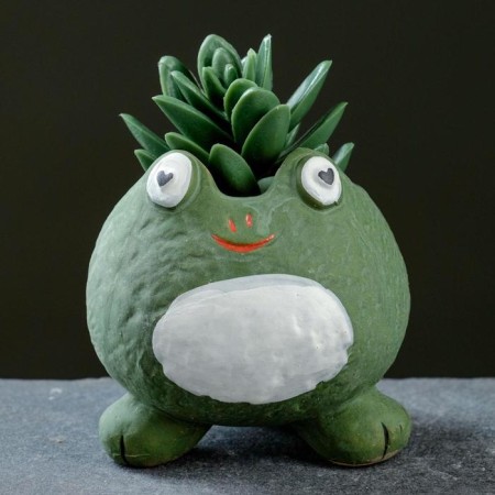 Pot "Girlfriend Frog" 9x8x9cm