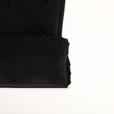 Gloves are female, dimensionless, without insulation, black color-3