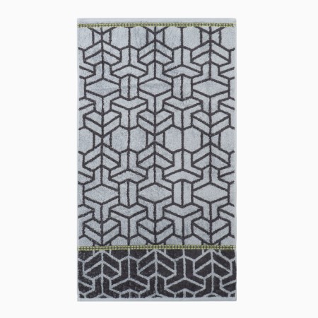 Terry towel Nodo, 50x90cm, gray color, 460g/m, cotton-1