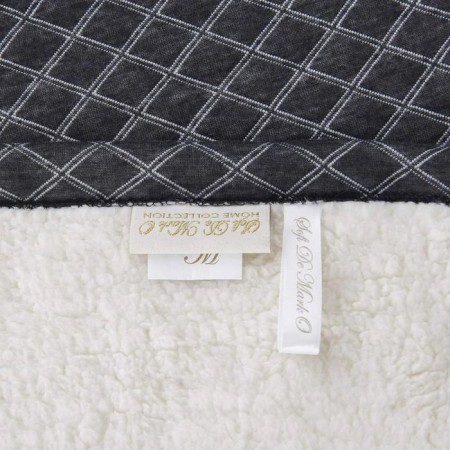 Grand cover, size 220x240 cm, dark gray color-8