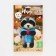 Toy from wool "Raccoon"