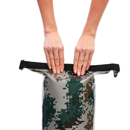 Yugana hairshome, PVC, waterproof 30 liters, one belt, camouflage-10