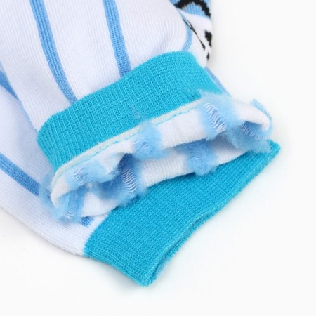 Women's socks minku "Time" color white/blue, rr 38-39 (25 cm)-2