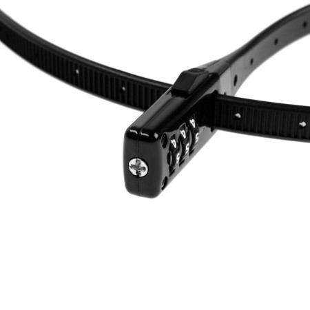 The castle is hinged, code with stainless steel. cable, Bulat Sun 455 ns (11*530), black color-4