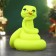 Figure soap "Snake Christmas tree" yellow, 60g