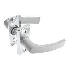 The handle is bilateral tundra, plastic for greenhouses, gray, 1 pc.