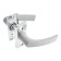 The handle is bilateral tundra, plastic for greenhouses, gray, 1 pc.