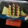 Ship in the bottle "Esania", triangular sails, mix, 14*6*8cm