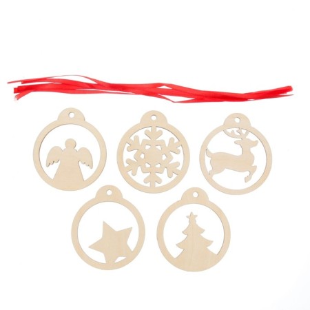 Set for creativity "Wood painting" 5 pcs., With a ribbon-2