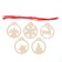 Set for creativity "Wood painting" 5 pcs., With a ribbon