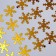 Sequins "Snow" 20 g, color gold, 25 mm