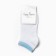 Women's socks, white/blue color, size 35-38