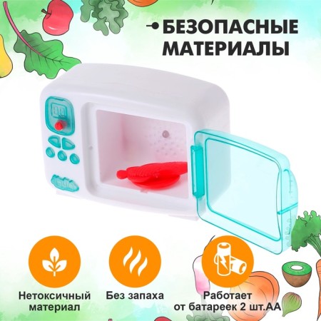Household appliances "Microwave oven", light, sound-2