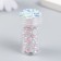 Decor "Semiobusins ​​and rhinestones. Pink-blue gradient" d = 6 mm 10g 200 pcs 5x2.5 mix