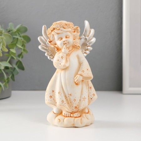 Polystone souvenir "Angel in a star dress and wreath with silver wings" mix 15.3 cm-1