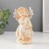 Polystone souvenir "Angel in a star dress and wreath with silver wings" mix 15.3 cm