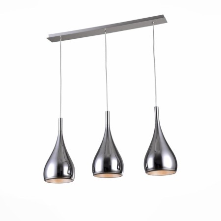 Suspended chandelier ST LUCE. SL874.113.03. GoCce. 3x40 watts, e27, 80x16 cm, chromium color