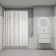 Curtain for the bathroom IDDIS BF01P18I11, 200x180 cm, polyester, color colorful color
