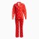 Pajama New Year's Women's KAFTAN cars, red color, size 52-54