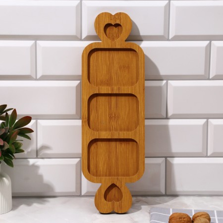 Menzhitsa, set 2 pcs., Tree “Dishes: home little things”, house 24x21 cm., Mena Zhnitsa 40x12.3 cm.-8
