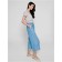Women's jeans CONTE ELEGANT, XS size, Bleach Blue color