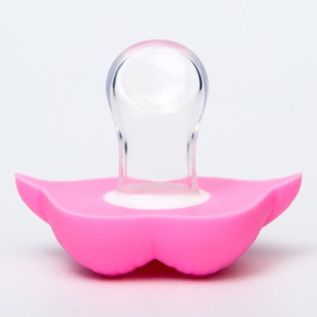Silicone orthodontic dummy "Kita Sophie", from 6 months, with a cap-4