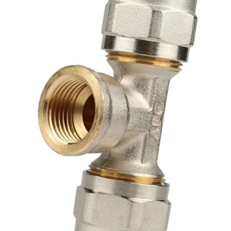 The STOUT SFS-0012-001220 tee, 1/2 "x20 mm, external thread, for metal-plast. Pipes, screw-3