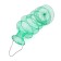 Namazu cage is round, reinforced cable 1x19. 7 rings, 18 threads, l = 140 cm, green, in the case