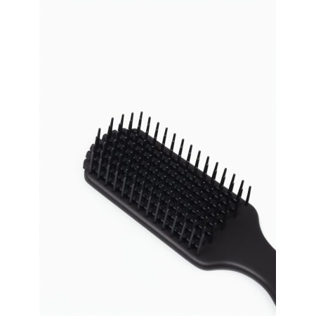 The comb wide for drying hair 18*4.5*2.2cm plastic black bag QF-2