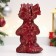 The piggy bank "Little Dragon" 10x8x16cm, red with gold