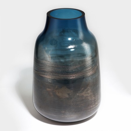 Elvi flowers vase made of colored glass 25 x 16 x 16 cm-1