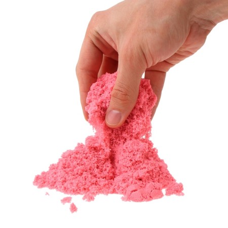 Kinetic sand, 2 molds, 200 gr, pink color-3