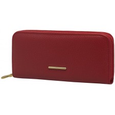 Nice lightning purse, matte leather, red color