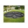 Garden plastic curb, h = 58 mm, 8 m, 32 pegs, "geoplastboard"