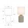 RIVOLI Sabrina 1he14, 40 watts Ceramics Gray with a lampshade
