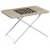 Tourist Game Chess Table, 75 × 50 x 50/62 cm