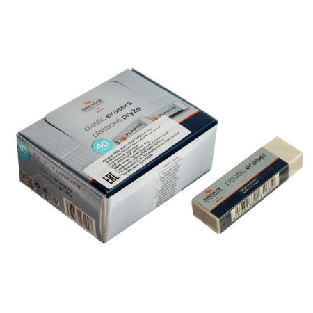 Lastik KOH-I-NOOR Synthetics Plastic 4770 60 x 18 x 12 mm, white, individual packaging