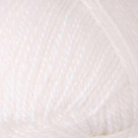 Yarn "Angora Real 40" 60% acrylic, 40% wool 430m/100g (55 white)-2