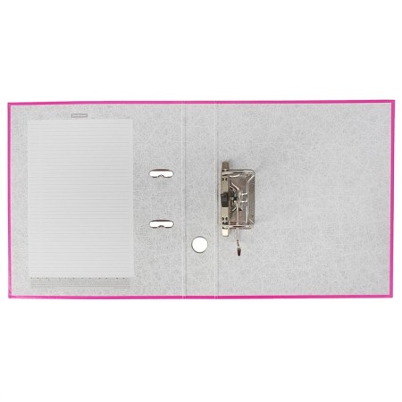 A4, 50 mm, Erichkrause Neon, collected, pink pocket, plastic pocket, 350 sheets.-1