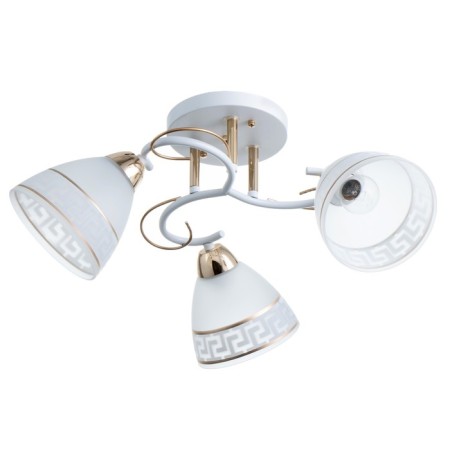 Askfeya chandelier 3he27 40W white-gold 48x48x24 cm Bayerlux