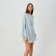 Women's tunic Minaku: Summer Time Blue Color, size 50-52