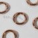 Karabin ring, d = 16/24, thickness - 4 mm, 5 pcs, color pink gold