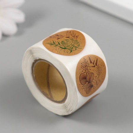 Stick Paper "Ecology. Craft" d = 2.5 cm 252 pcs in roll-1