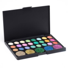 Palette of shadows for the eyelids, 29 colors