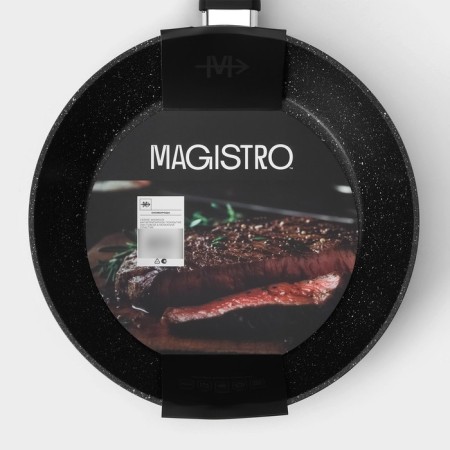 Pan Magistro Warrior, D = 24 cm, h = 6.3 cm, anti -stick coating, induction-7