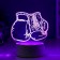 Lumber "Boxing gloves" Led RGB from the network
