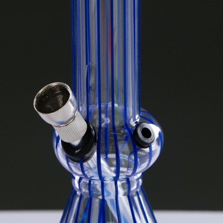 Bong, H-26 cm, "bell", acrylic, mix-1