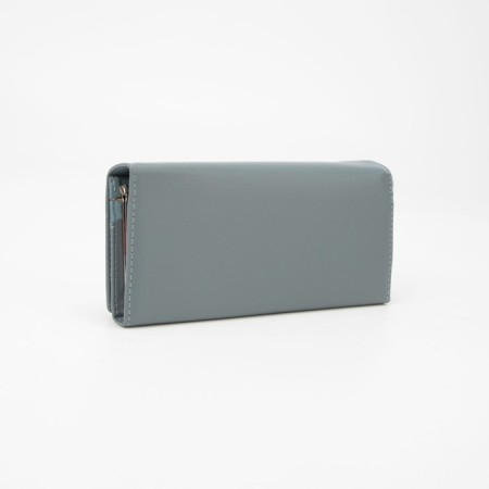 Women's wallet on magnets, blue color-1