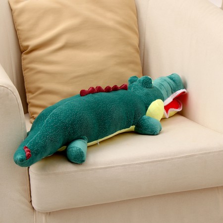 Soft toy "crocodile", 80 cm, dark green color-4